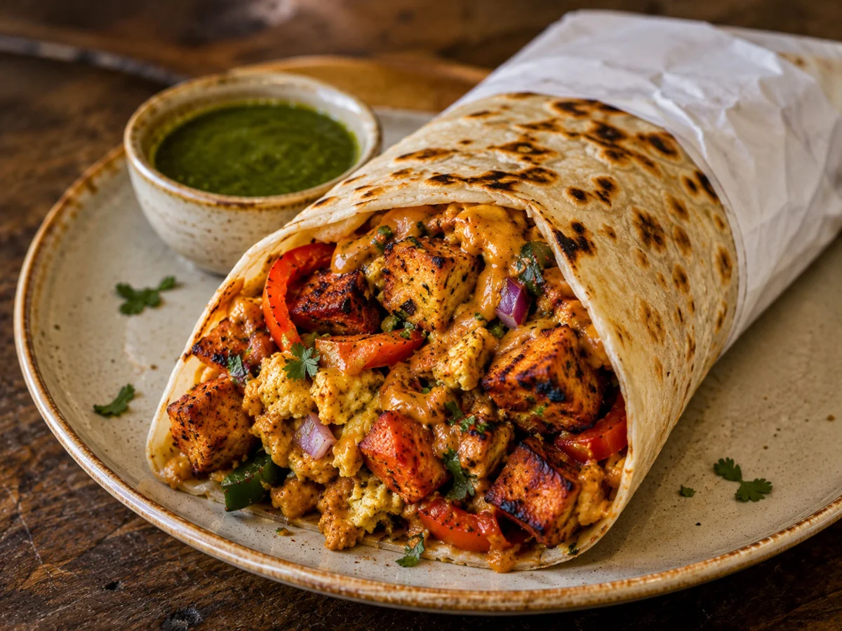 Tandoori Chicken Breakfast Wrap